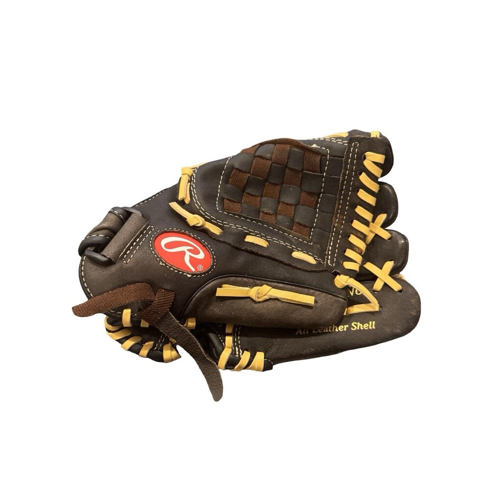 H110BRNC Rawlings Highlight 11" Youth Baseball Glove RHT Leather Little League